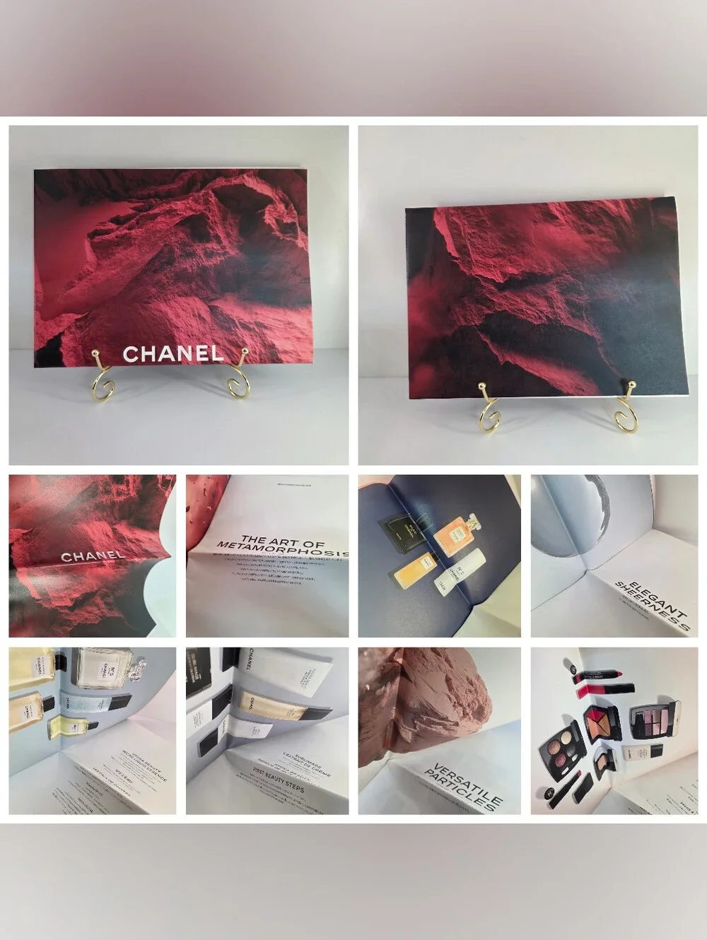 Authentic Chanel Collectible Beauty Catalog And Magazines- 12 Set
